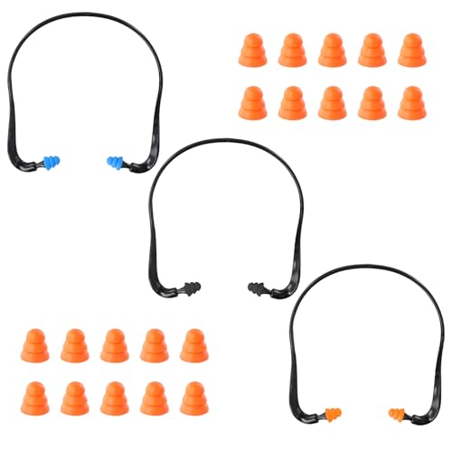 3Pcs Inserti Auricolari Archetto con 10Pcs Tappi Orecchie in Silicone