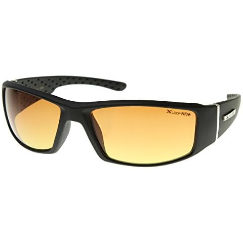 X-Loop HD Active Frame Sports Wrap Sunglasses (Matte Black) Cover