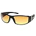 HD Active Frame Sports Wrap Sunglasses (Matte Black)