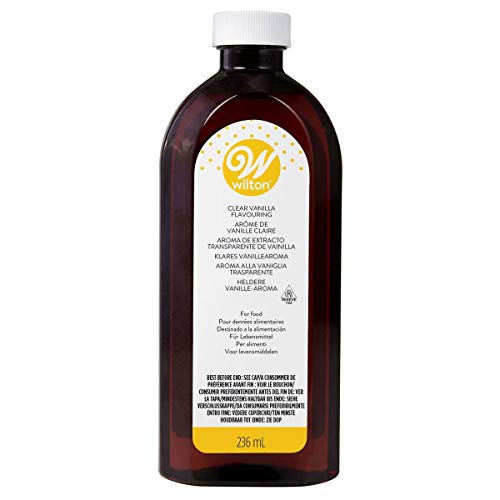 Wilton Extracto de vainilla transparente de imitación, 236 ml