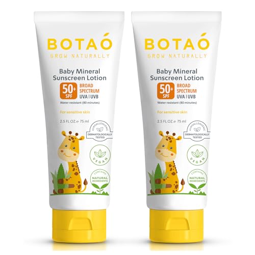 Baby Mineral Sunscreen Lotion for sensetive skin 2-pack Bundle