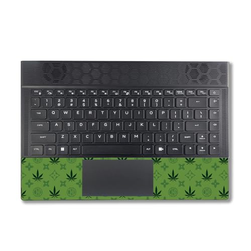 Image of MightySkins Skin Compatible With Alienware X14 R2 (2023) Full Wrap Kit - CBD Green | Protective, Durable, and Unique Vinyl Decal wrap cover | Easy To Apply, Remove, and Change Styles | Made in the USA