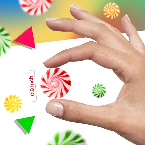 Fruit Starlights Hard Candy | 1 Pound Bag - Approx. 75 Count | Assorted Fruit Flavored Pinwheels | Individually Wrapped Candy | Orange, Lemon, Lime, Cherry