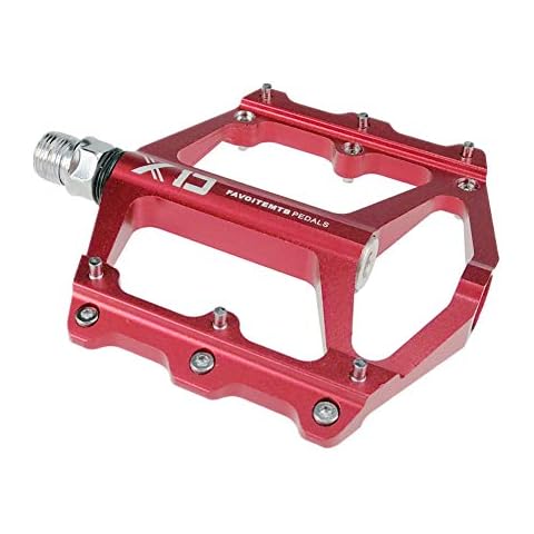 Pedals Bike Peddles Road Bike Pedals Flat Pedals Bicycle Accessories Cycle Accessories Mountain Bike Accessories Cycling Accessories Bike Accessories red,free size Cover