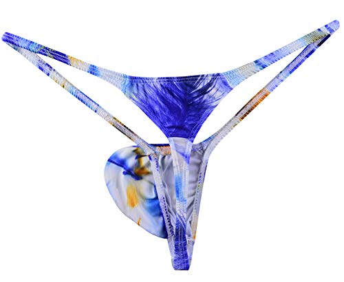 Men's String Thong Bulge Pouch T-Back Bikini WSS403