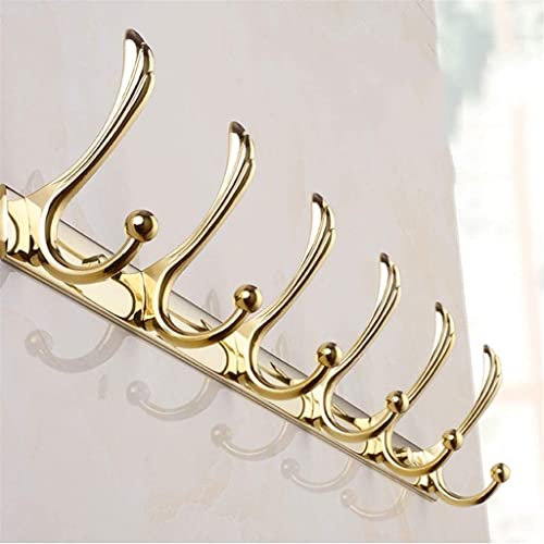 Ganchos de pared para ropa sofisticados XXZ hilera de diseño moderno 36.8cm 4