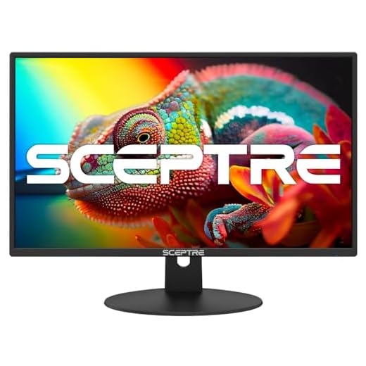 Sceptre New 24-inch Professional Monitor 100Hz 1ms HDMI x2 VGA 100% sRGB Build-in Speakers, Eye Care Machine Black 2024 (E248W-FW100TR)