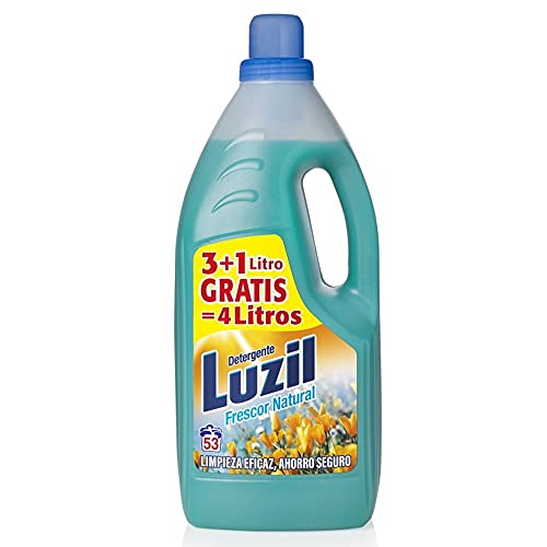 Luzil Detergente 53 Lavados (3+1L) Frescor Natural