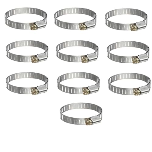 GULUANT 10 Pack Replacement Hose Clamp Fitting 3/4 Inch x 1-3/4 Inch O.D Range for Interstate Pneumatics H583