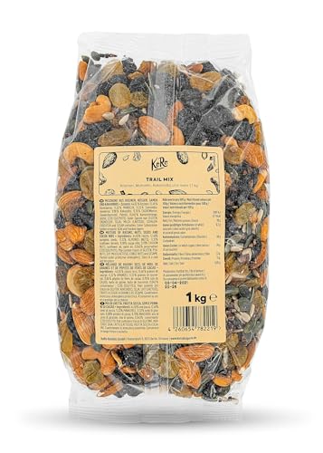 KoRo - Studentenfutter mit Saaten und Kakaonibs 1 kg - Hoher Ballaststoffgehalt - Vegan - Kernig-süßer Knabberspaß