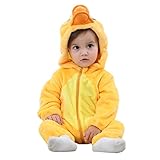 BabyTiger / Panda / Kaninchen / Leopard / Entenanzug Hergestellt aus Flanellmaterial, wird es wärmer