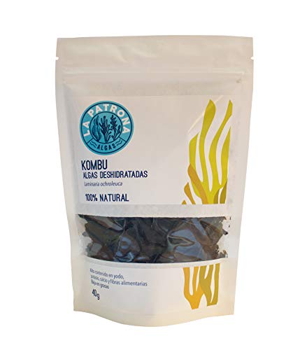 ALGA KOMBU DESHIDRATADA- 40G ECO-Recogida a mano - Galicia Calidade