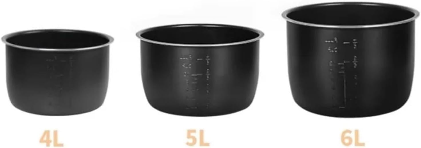 6L Pressure Cooker Non-Stick Liner Compatible with Delimano MF-CN65A2 - Multi-Purpose Cooker Replacement Parts