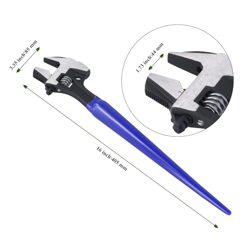 Clé Spud de 40,6 cm réversibles pour éviter de changer d'outils