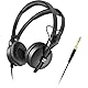 Sennheiser HD 25 On-Ear DJ & Monitoring Kopfhörer | Drehbare Kapsel für einseitiges Abhören | 1.5M einseitiges Kabel & 1/4 Klinkenadapter inklusive | Schwarz (506909)