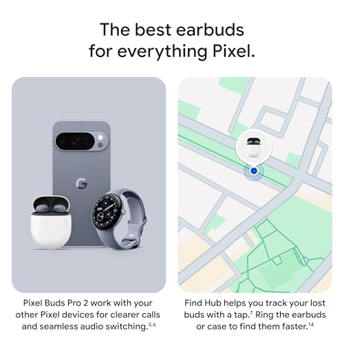 Image of Google Pixel Buds Pro 2 - Wireless Bluetooth Earbuds - Moonstone