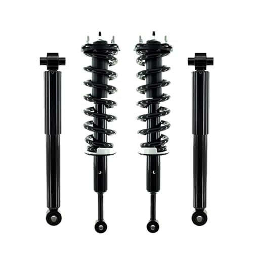 PM Auto Set of 4 Front Quick Complete Strut-Coil Spring-Rear Shock For 2008-2022 Toyota Sequoia RWD