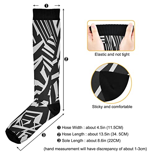 Wusikd Flowers Birds Compression Socks for Women and Men Circulation Retro Long Socks for Athletic Running 13