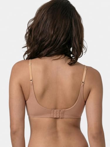 Image of Enamor Bamboo Cotton A077, Side Support, Everyday Women's T-Shirt Bra - 3X Softer, 4X More Absorbent, Antimicrobial, Padded, Wirefree, Full Coverage