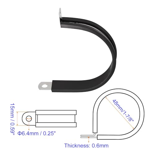 MACHSWON 6Pcs 1-7/8 Inch(48mm) Cable Clamp - Image 2