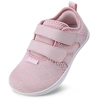 IceUnicorn Barfussschuhe Kinder Breite Barfuß Hausschuhe Jungen Mädchen Minimalistische Hallenschuhe Kinderschuhe Atmungsaktiv Leicht Fitnessschuhe(Rosa, 27EU Weit)