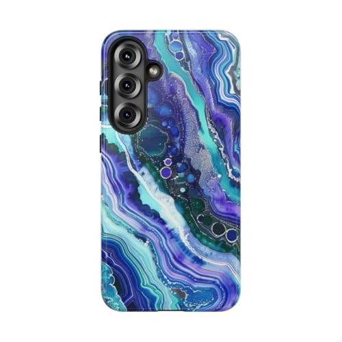 Coque géode bleu violet Samsung S25 Plus pour sublimer votre quotidien