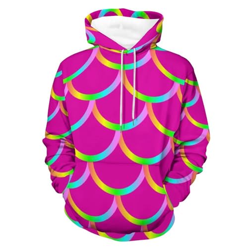 Sweats à capuche sirène rose UMENG fini les pulls ternes