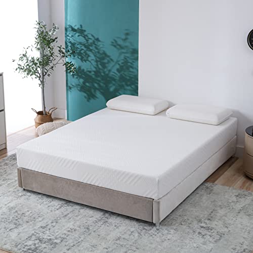 Image of Queen Size Mattress in a Box, 8 inch Bed Mattresses, Cooling Gel Green Tea Memory Foam, Medium Firm
