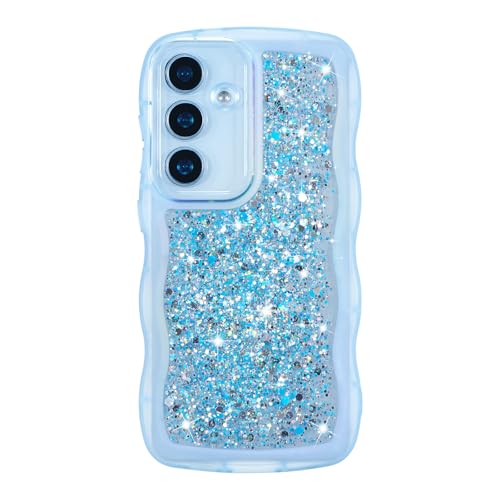 ZTOFERA Cute Case for Samsung Galaxy S25 5G,Glitter Blue by ZTOFERA - Used condition - CA$9.79