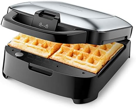 Elechomes Belgian Waffle Maker with Removable Plates...