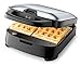 Elechomes Belgian Waffle Maker with Removable Plates, Non-Stick, 2-Slices, Cord-Storage, Easy to Use and Clean, Premium Stainless Steel