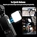 VRIG Mini LED Action Camera Vlogging Video Light, Magnetic Cold Shoe Photography Fill Lighting for DJI Osmo Action 5Pro/4/3 Camera Cage, Osmo Pocket 3 Expansion Adapter,Black