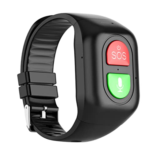 Liummrcy SOS Bracelet for Seniors & Kids - Black
