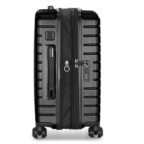 Image of Traveler's Choice Archer Polycarbonate Hardside Spinner Luggage Set, Tie Down Straps, Black, 2-Piece