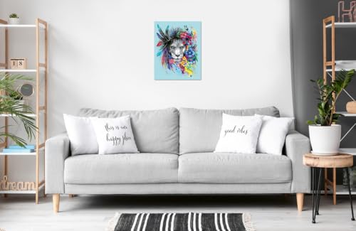 CreArt Peinture au numéro : Grand Format : Boho Lion Ravensburger Jeux France - vue 6