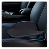 【Soporte ergonómico y cómodo】La espuma viscoelástica de alta densidad, combinada con una funda de malla transpirable 4D, proporciona una comodidad duradera y una excelente transpirabilidad. El diseño ergonómico de cuña optimiza la posición de las rodillas y las piernas, distribuyendo eficazmente la presión en las caderas, mientras que el hueco en forma de U para el coxis reduce la tensión en el coxis, garantizando comodidad incluso en viajes largos.