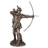 Code EAN : 4015249136478 Unbekannt Veronese - Figurine Robin des Bois - Sculpture en forme de forêt sherwoodienne bronzée