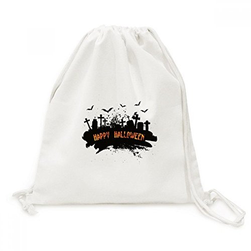 Sac cordon Halloween en toile robuste pour transporter vos affaires sans effort