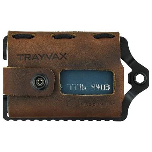 Trayvax Element Wallet (Black | Mississippi Mud Leather)
