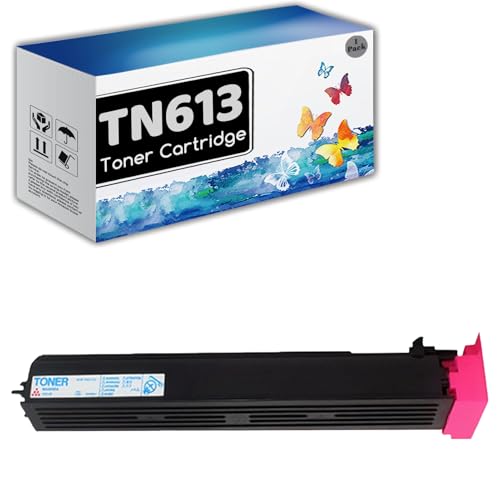 Toner Compatible TN613 Magenta grand rendement pour copieur Konica Minolta Bizhub C452 C552