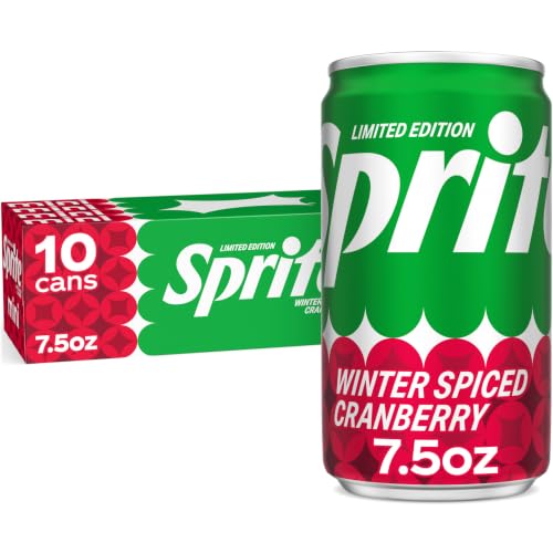 Sprite Winter Spiced Cranberry Soda Mini Cans...