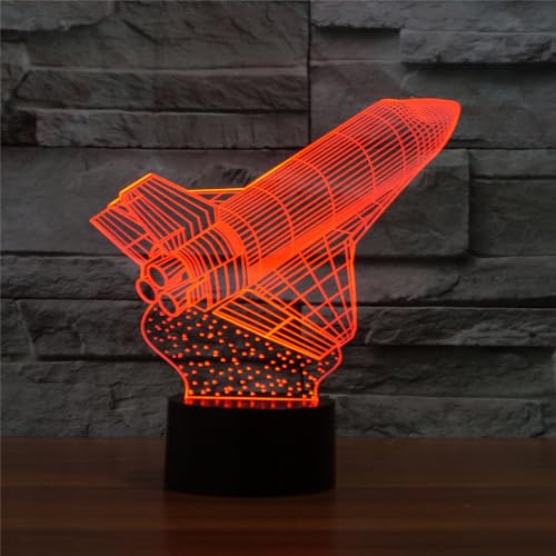 Lámpara de Mesa 3D Ilusión Espacial con Control Remoto miniatura 6