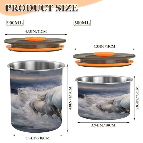 Envase de Café Hermético de Acero Inoxidable ATTX 17oz miniatura 2