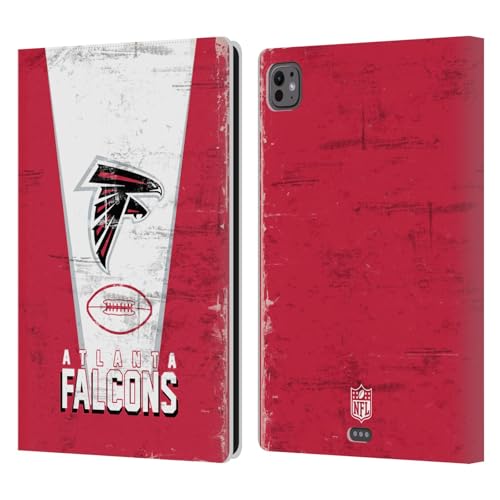 Protection iPad Pro 11 M4 NFL Atlanta Falcons cuir étui portefeuille 2024