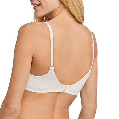 Maidenform Sutiã feminino puro conforto macio suporte sem fio, sutiã de renda, sem aro bidirecional,