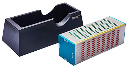 Am-Tech 4 lados bloque de diamante afilado, E2557