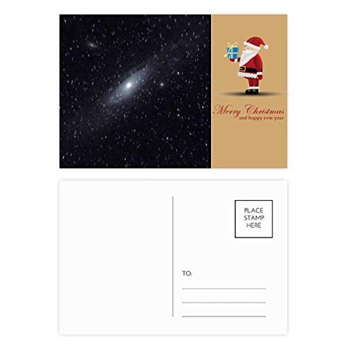 Cartes postales nébuleuses Père Noël pour sublimer vos messages de vœux