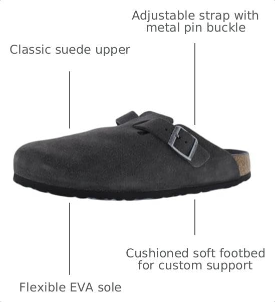 Image of Birkenstock Unisex Boston Soft Footbed Leather Clog