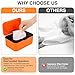 Baby Wipes Dispenser, Wipe Holder for Baby & Adult,Keeps Wet Tissue Fresh, Non-Slip Wipes Case,Easy Open & Close， Flushable Wipe Container with Sealing Design Lid