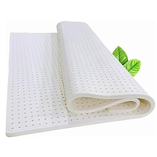 Colchón de látex Natural, Suave y Transpirable, cómodo y Alivia el Dolor de Espalda, tapete de Juego, Cama Plegable, Camas para, 1in,2.5cm,60x130cm(23X51in)